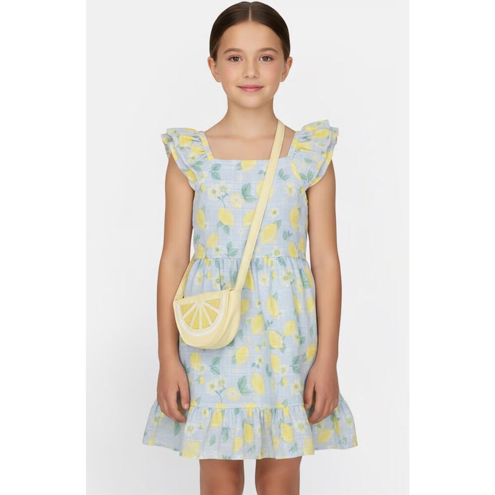 Draper James Cotton Lemon Sun Dress